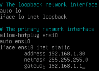 Console output